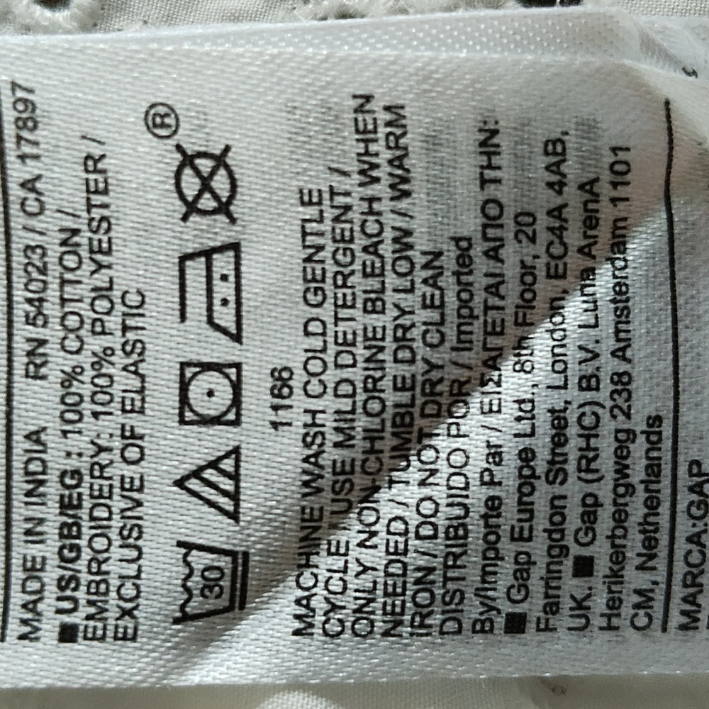 Doen GAP White Eyelet Cotton Maxi Dress - Picture 13 of 16